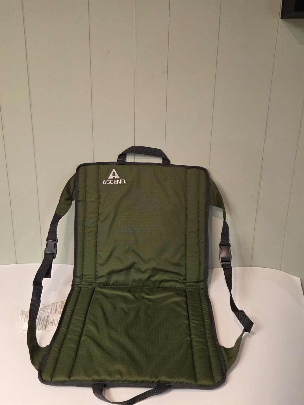 Ascend Olive Green Foldable Seat Cushion